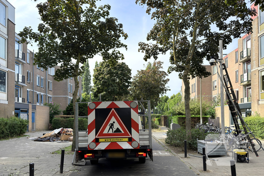 Gemeente plaatst bewakingscamera na explosie