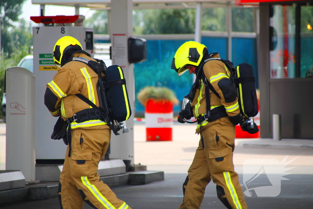 LPG-lekkage bij tankstation