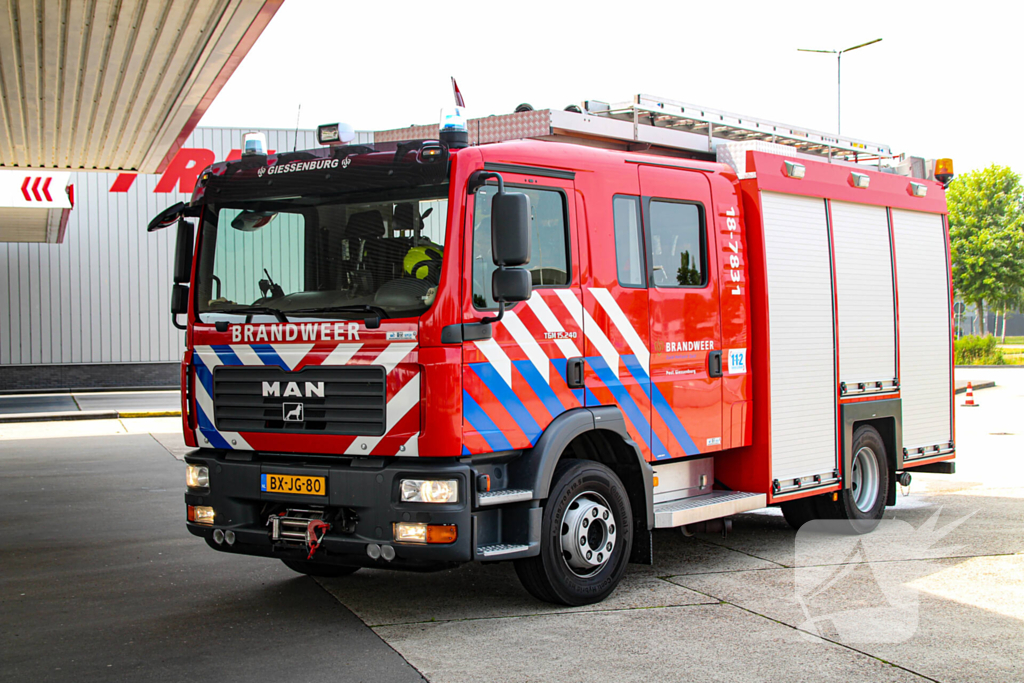 LPG-lekkage bij tankstation