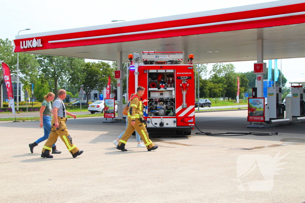 LPG-lekkage bij tankstation