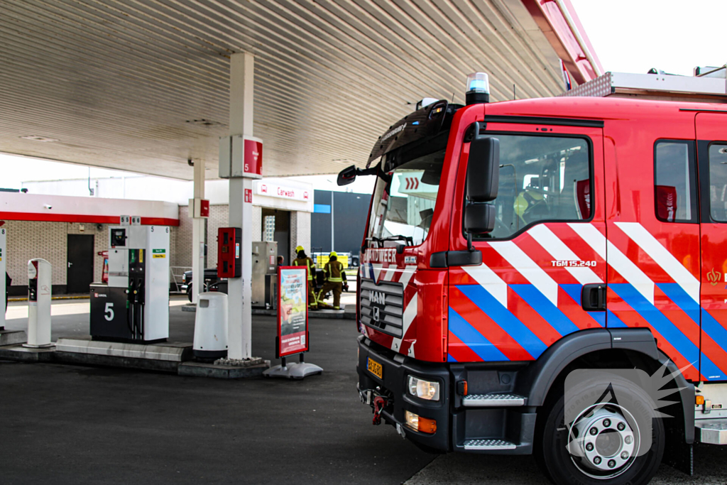 LPG-lekkage bij tankstation
