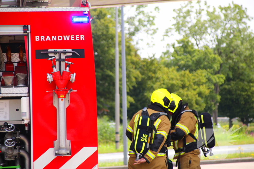 LPG-lekkage bij tankstation