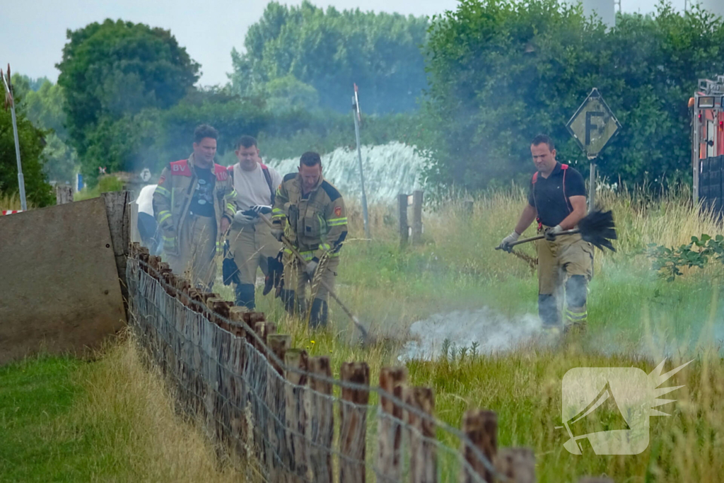 Stoomtrein veroorzaakt meerdere bermbrand in één week