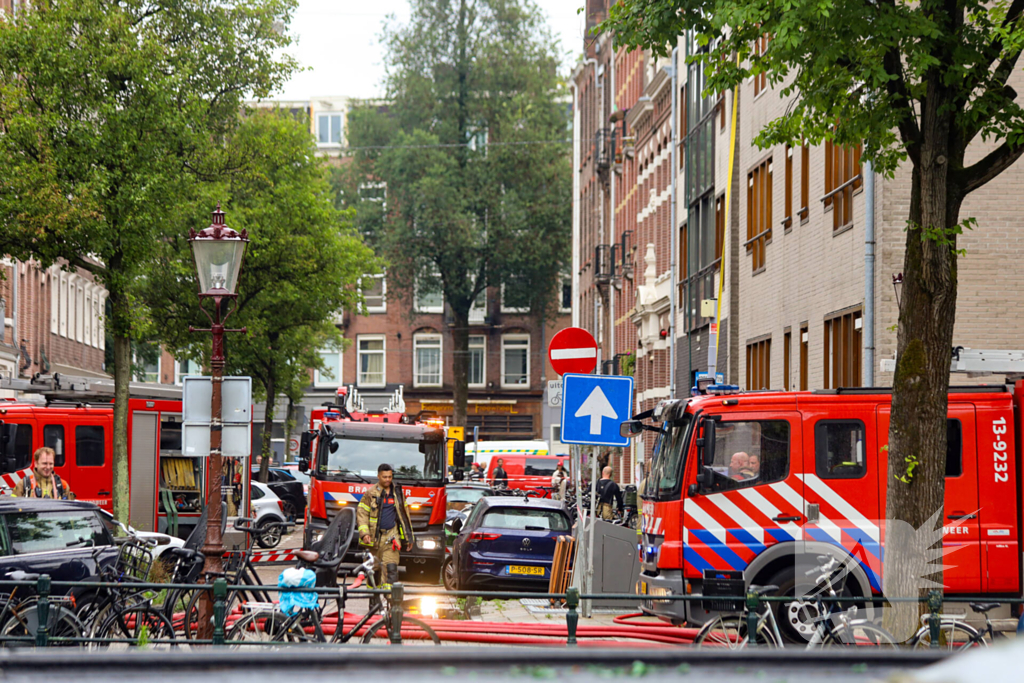 Grote brand in appartementencomplex levert rookoverlast op