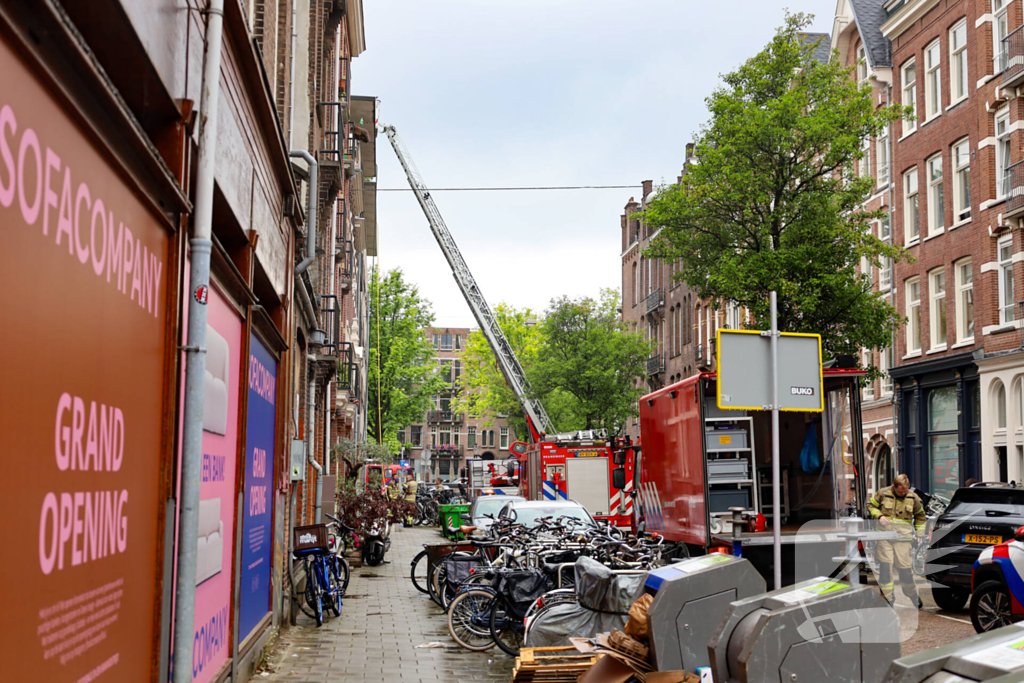 Grote brand in appartementencomplex levert rookoverlast op