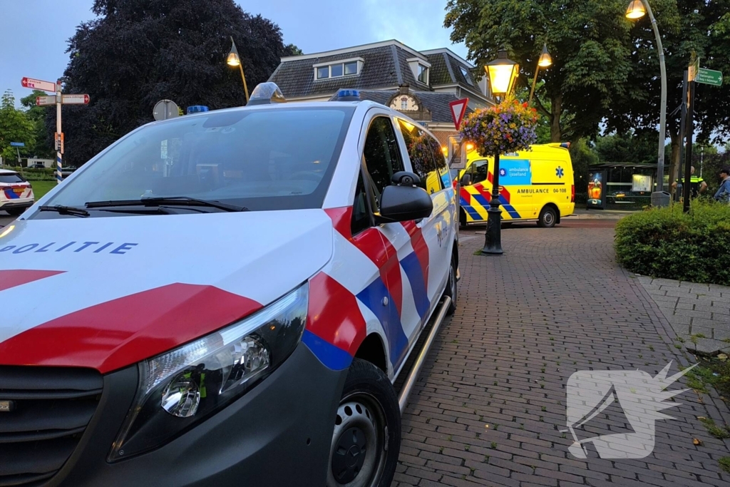 Fietser komt ten val na duw van voetganger