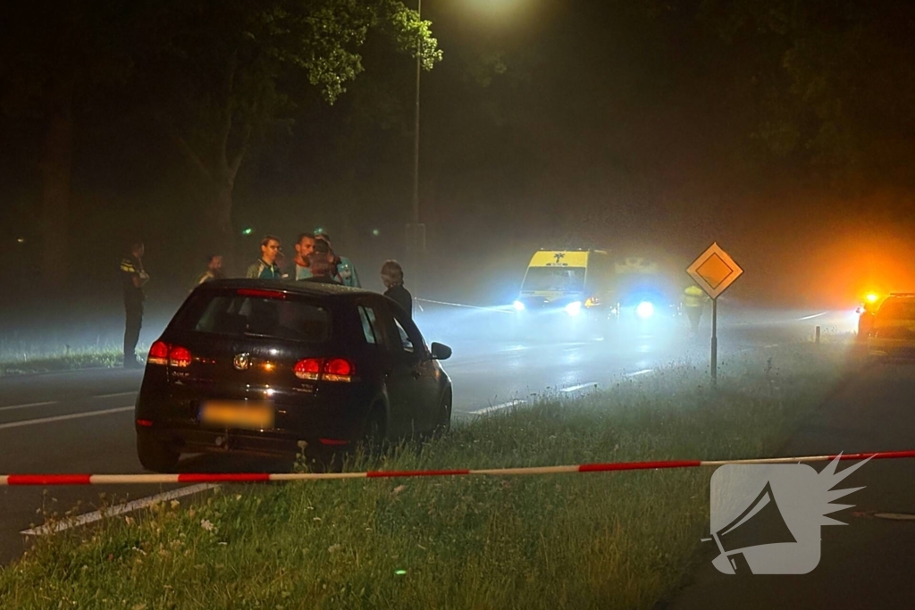 Bestuurder overleden bij eenzijdig ongeval