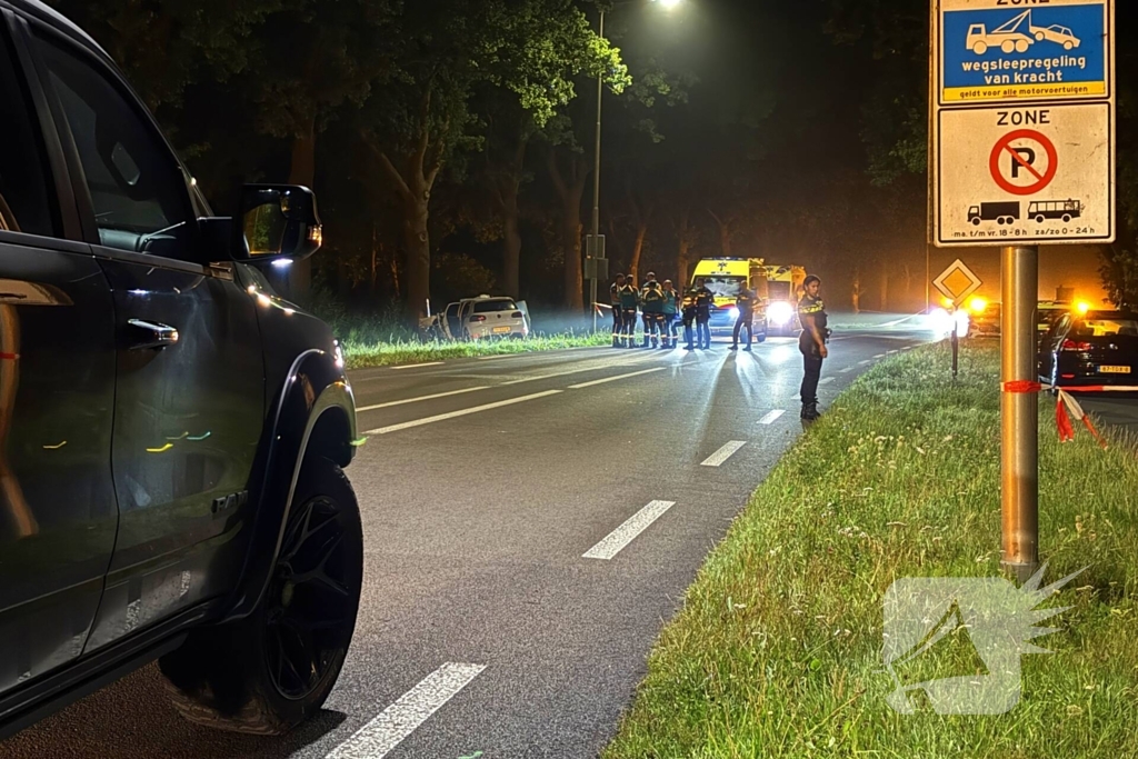 Bestuurder overleden bij eenzijdig ongeval