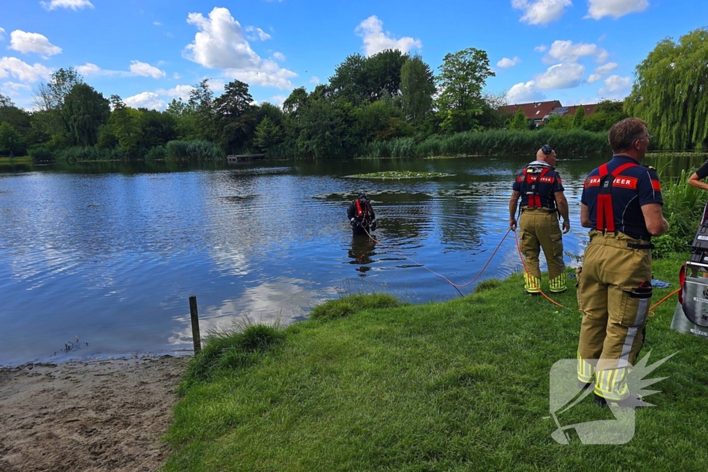 Grote inzet bij waterincident
