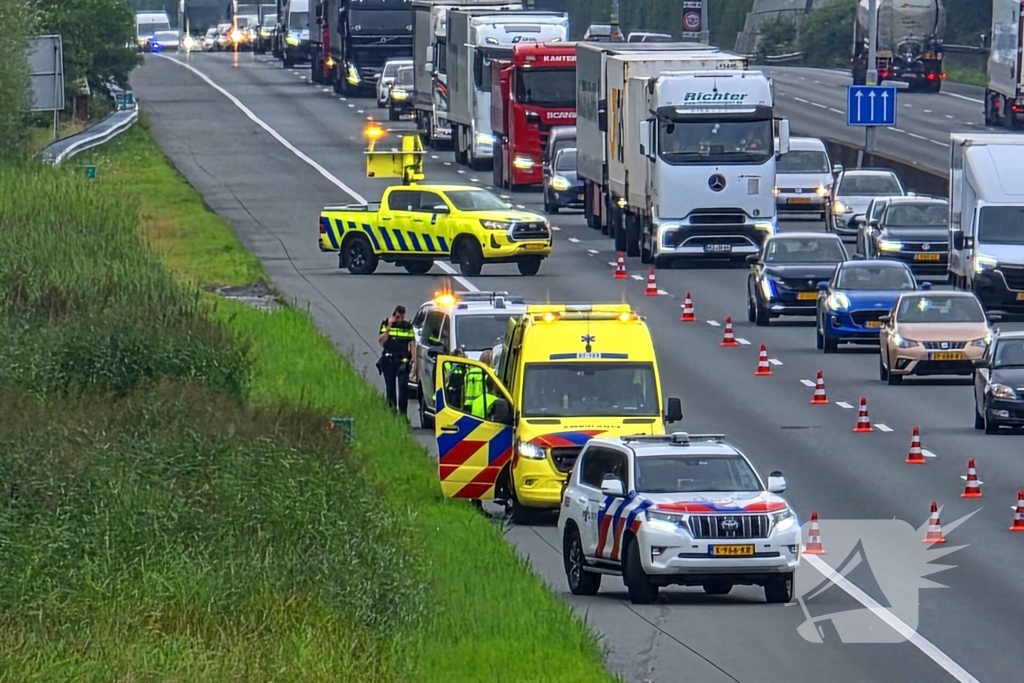 Verkeershinder door paniekaanval van bestuurder