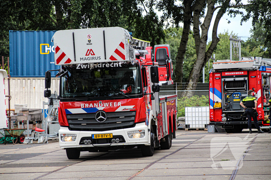 Geen gewonden bij brand in industrie
