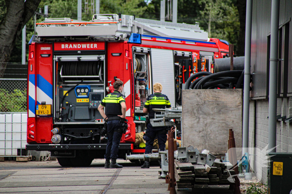 Geen gewonden bij brand in industrie