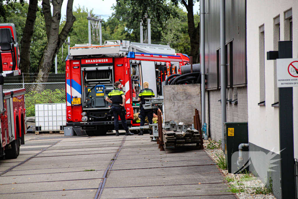 Geen gewonden bij brand in industrie