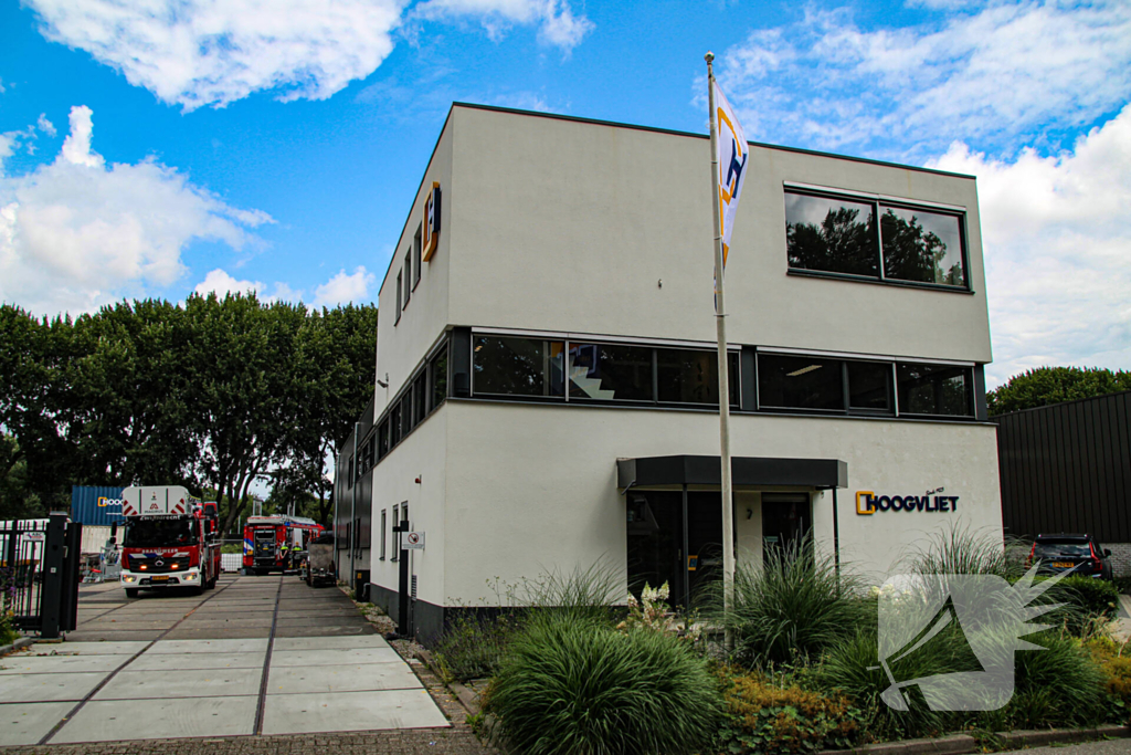 Geen gewonden bij brand in industrie