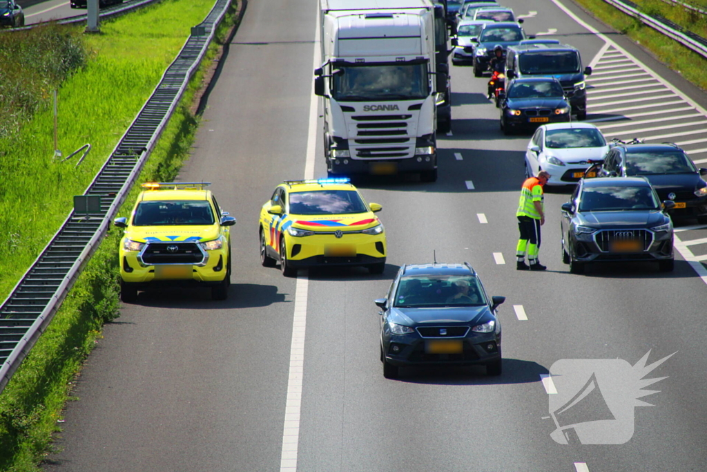 Snelweg dicht na fors ongeval
