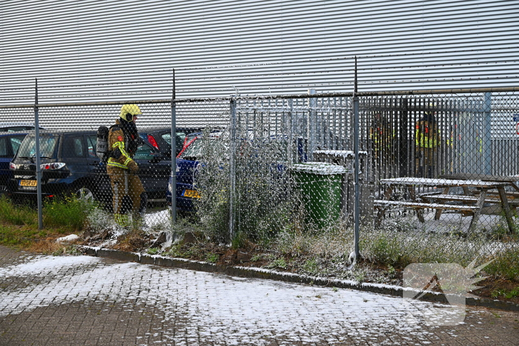 Auto zwaar beschadigd door brand