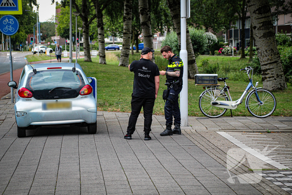 Fietser gewond door voorrangsfout