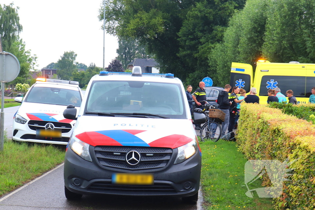 Scooterrijdster gewond bij aanrijding