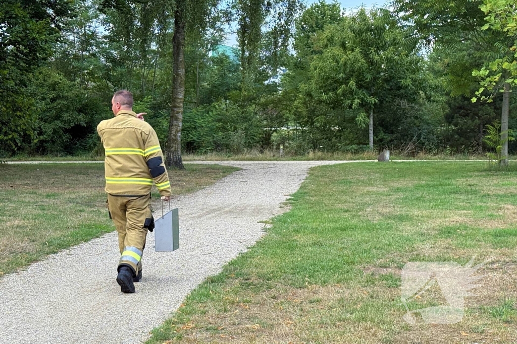Containerbrand snel geblust
