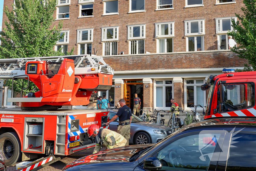 Woningbrand snel onder controle, enkele personen nagekeken