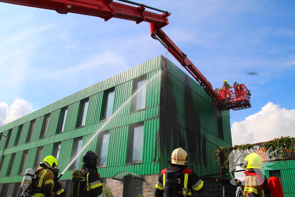 Snelle opschaling voor woningbrand