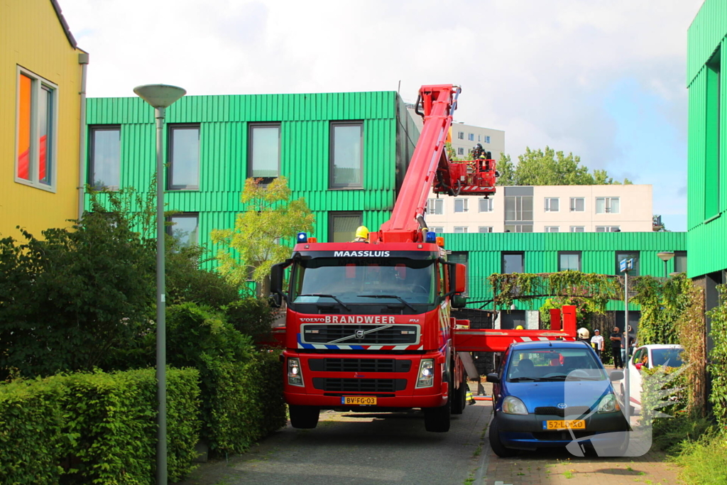 Snelle opschaling voor woningbrand