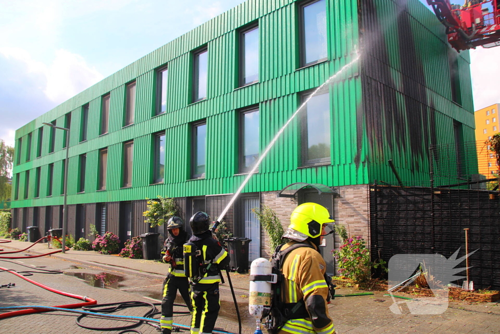 Snelle opschaling voor woningbrand