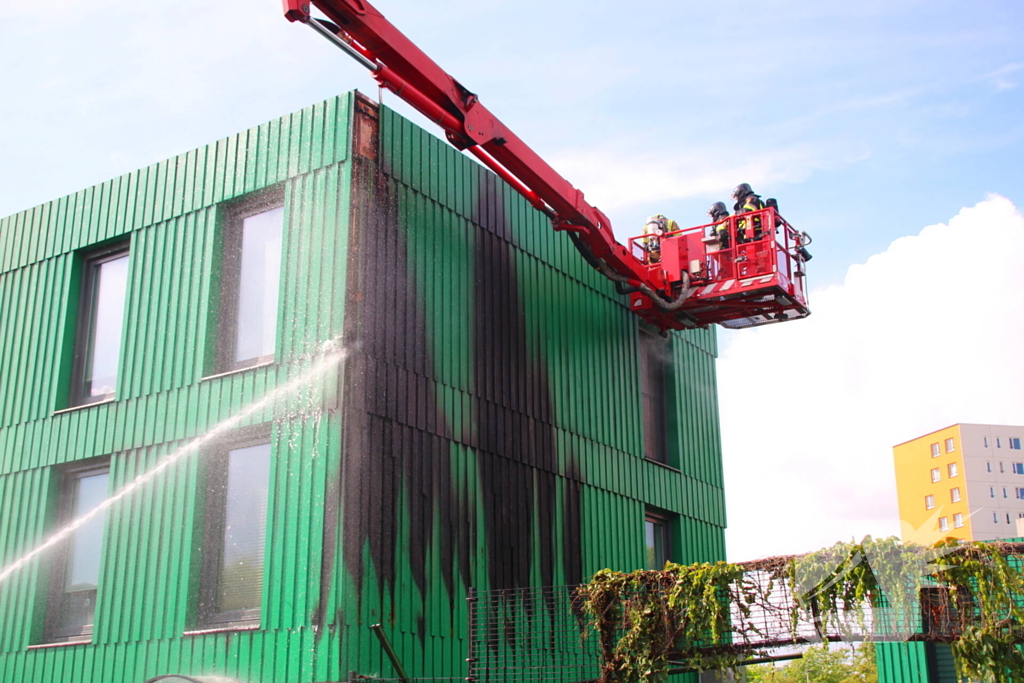 Snelle opschaling voor woningbrand