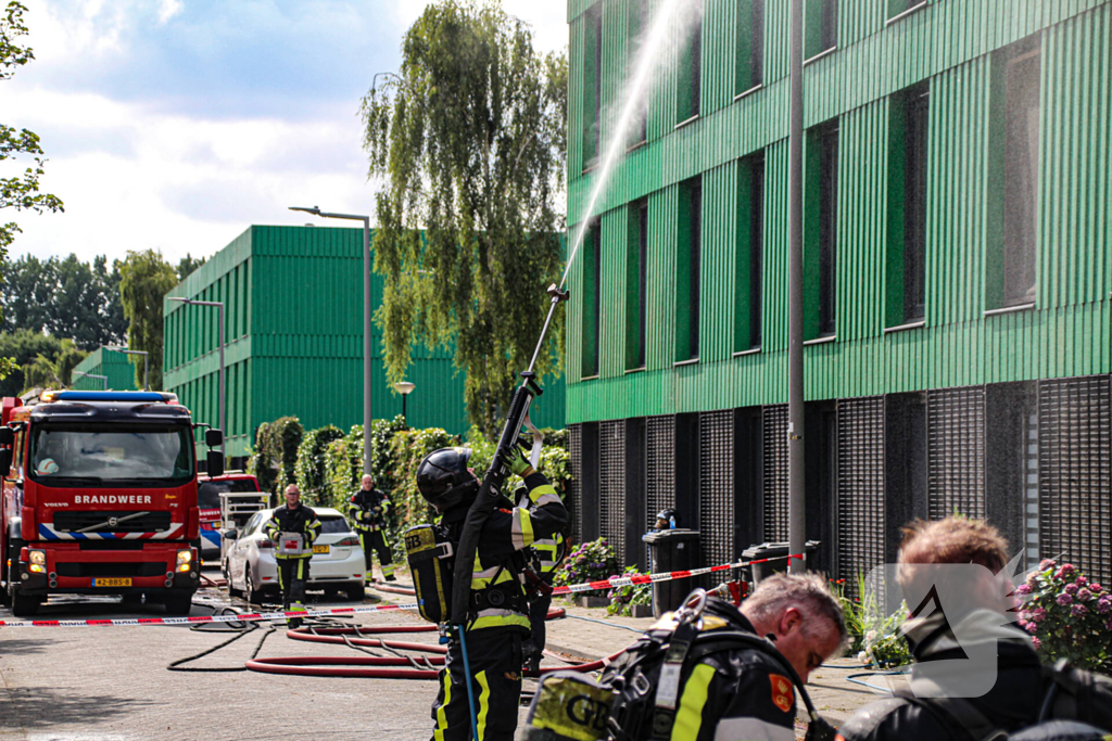 Snelle opschaling voor woningbrand