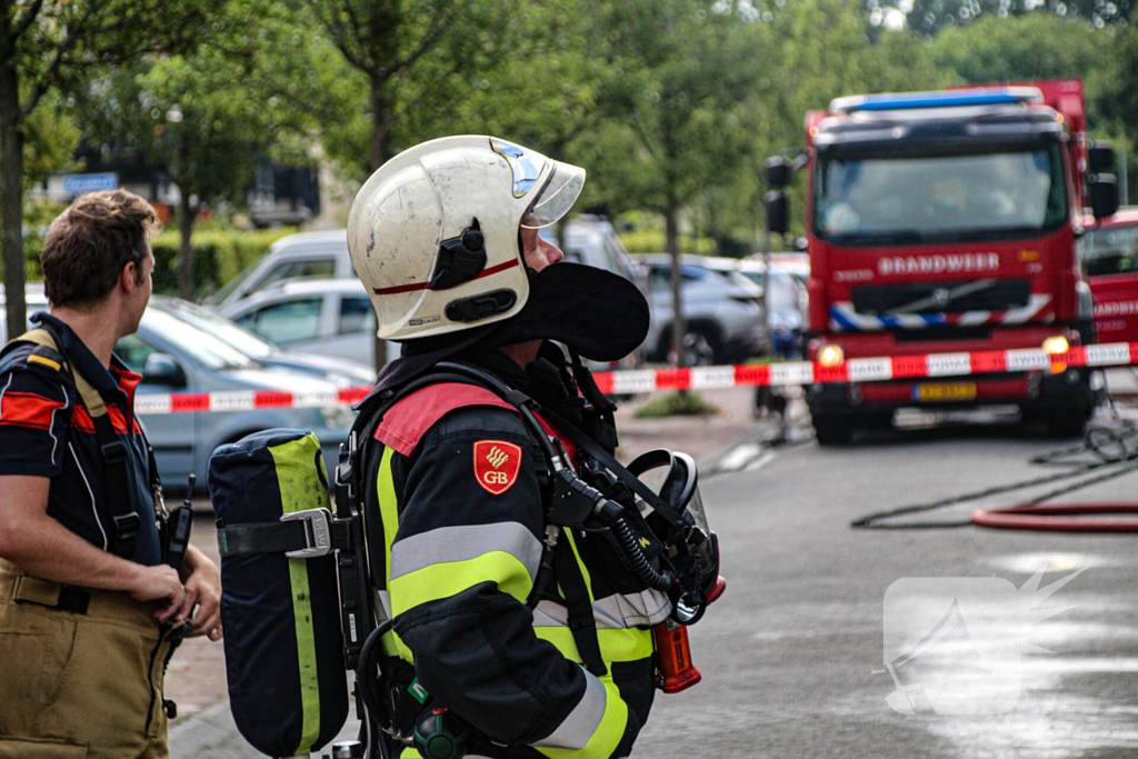 Snelle opschaling voor woningbrand