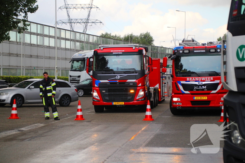Tankbreuk vrachtwagen veroorzaakt lekkage