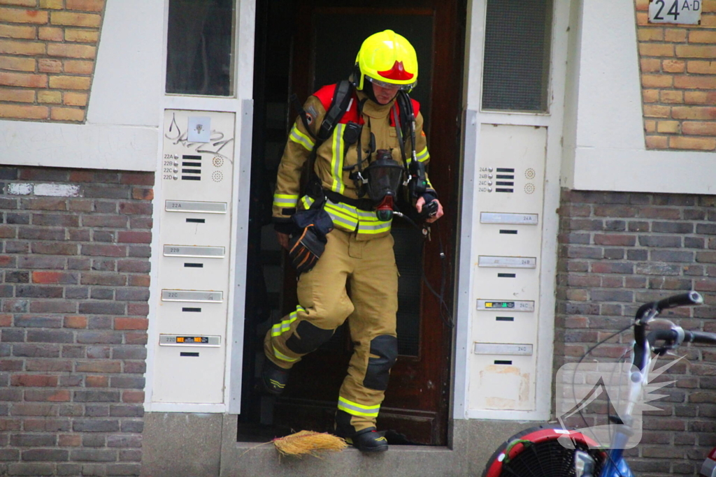 Woningbrand snel geblust