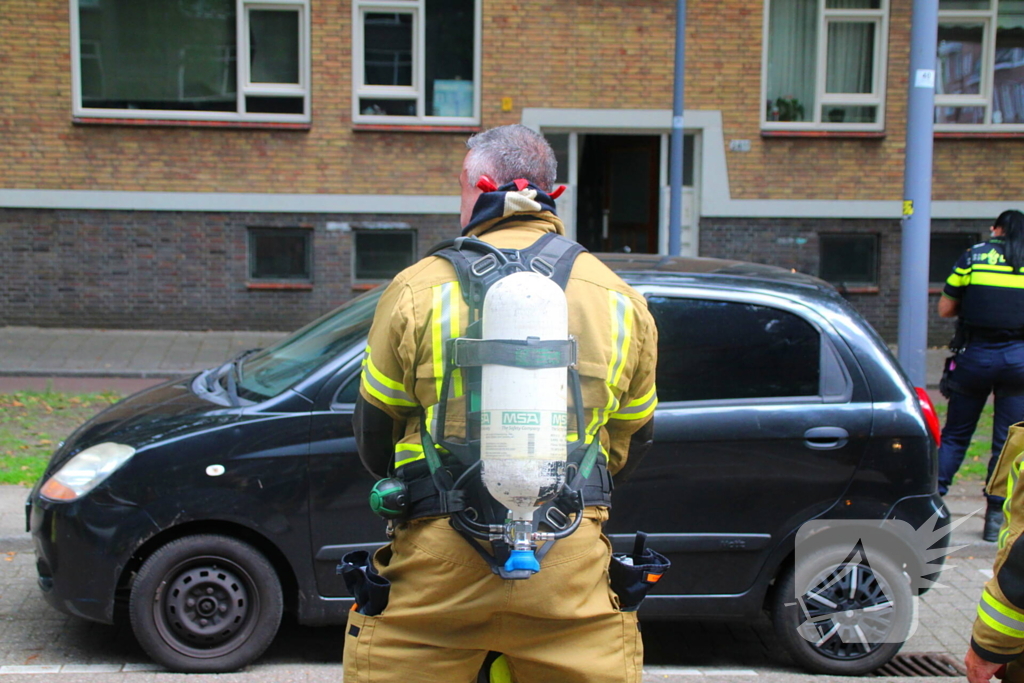 Woningbrand snel geblust