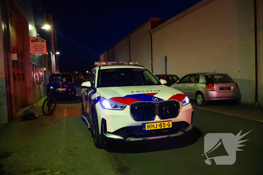 Alerte bewoner meldt vlammen vanaf industrieterrein