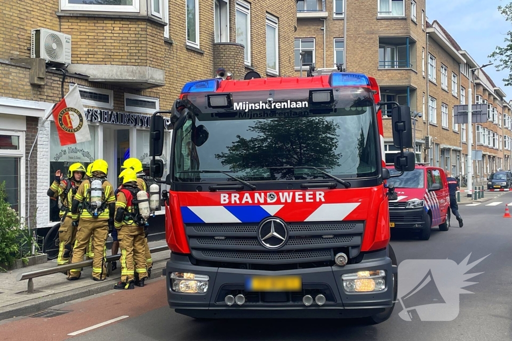 Brandweer bestrijdt incident met gevaarlijke stoffen