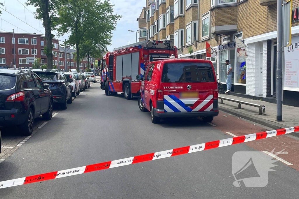 Brandweer bestrijdt incident met gevaarlijke stoffen