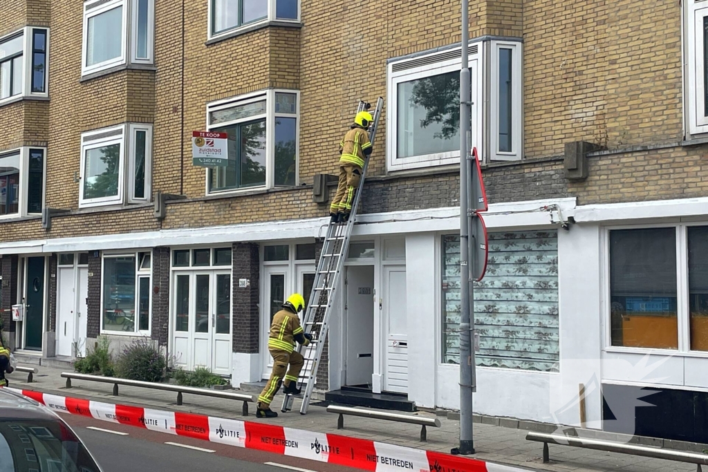 Brandweer bestrijdt incident met gevaarlijke stoffen