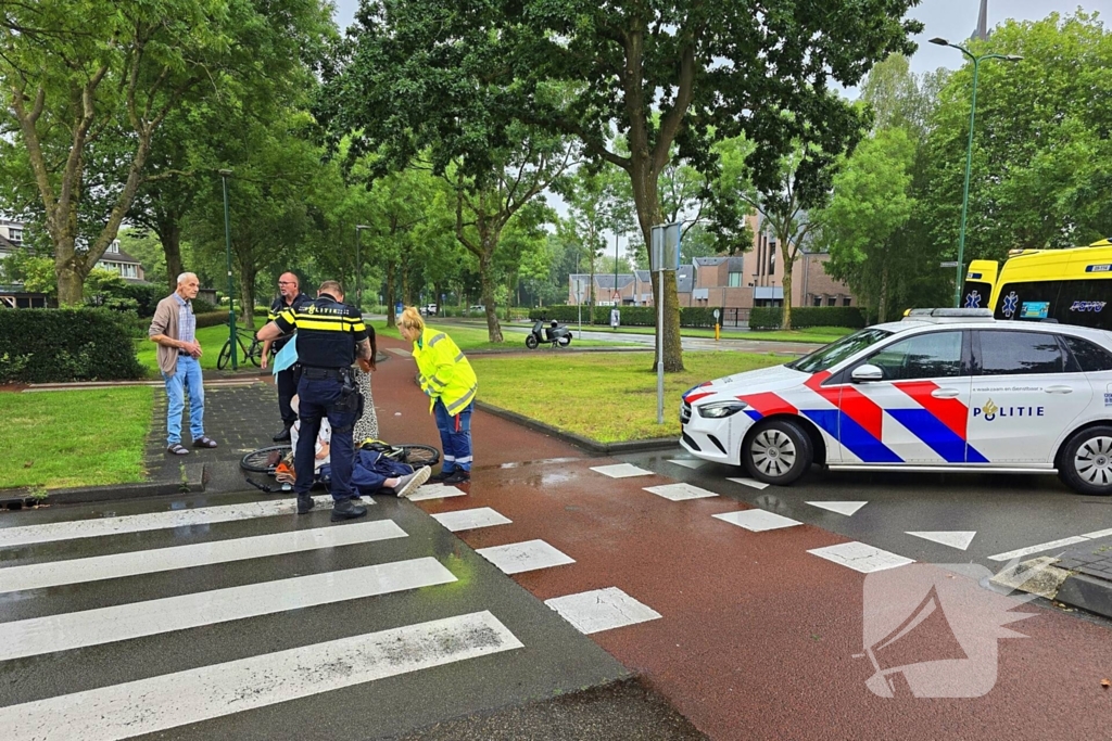 Fietser gewond bij aanrijding met auto