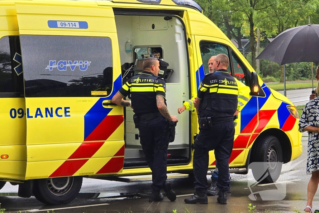 Fietser gewond bij aanrijding met auto