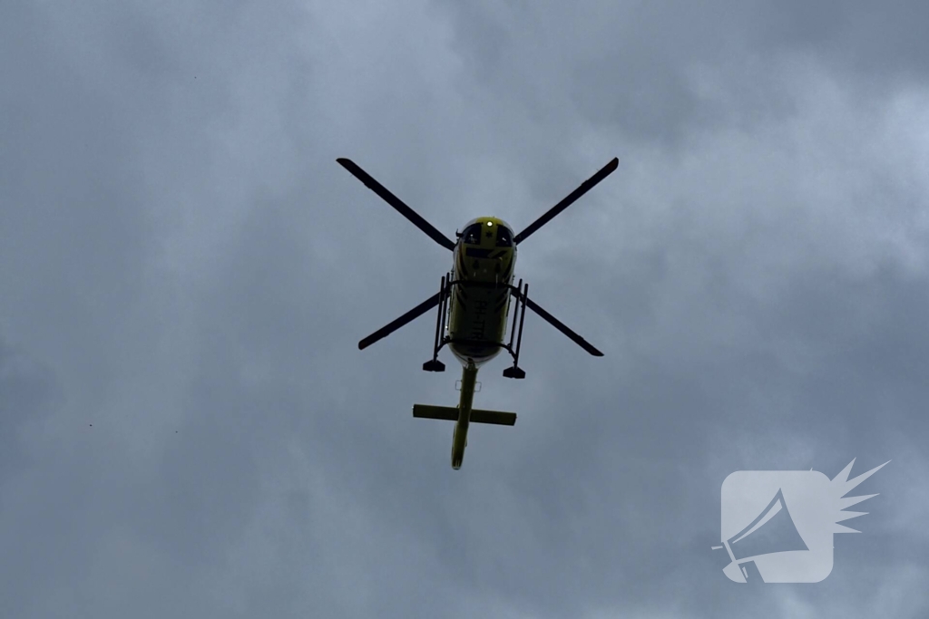 Medische noodsituatie in appartement leidt tot inzet traumahelikopter