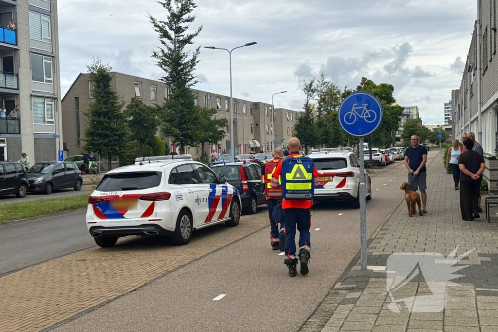 Medische noodsituatie in appartement leidt tot inzet traumahelikopter