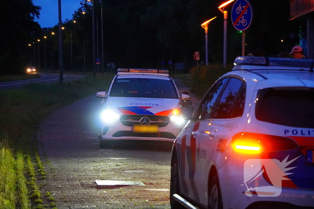 Politie treft baldadige jeugd aan