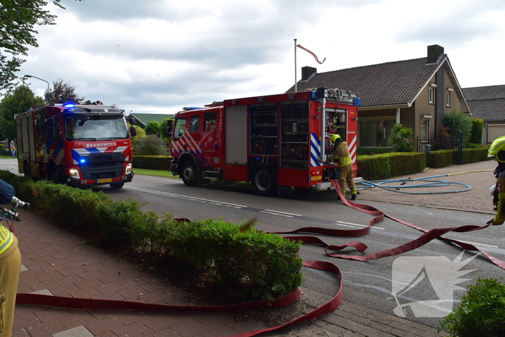 Brand overslag in schuur voorkomen