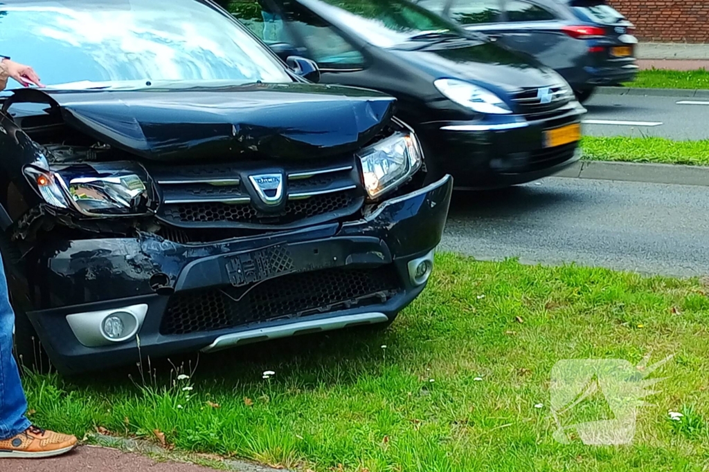 Kop-staartbotsing in de middag