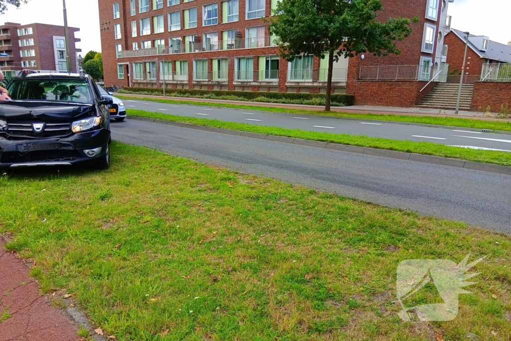 Kop-staartbotsing in de middag