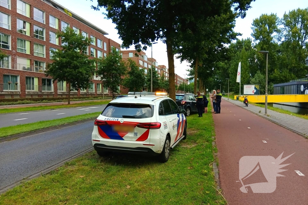 Kop-staartbotsing in de middag