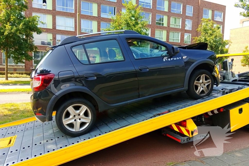 Kop-staartbotsing in de middag