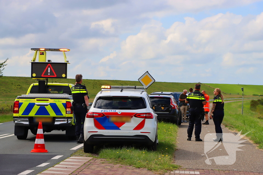 Kop-staartbotsing zonder slachtoffers