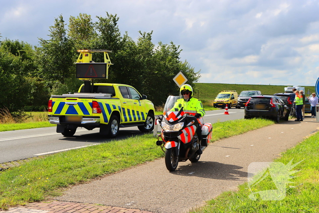 Kop-staartbotsing zonder slachtoffers