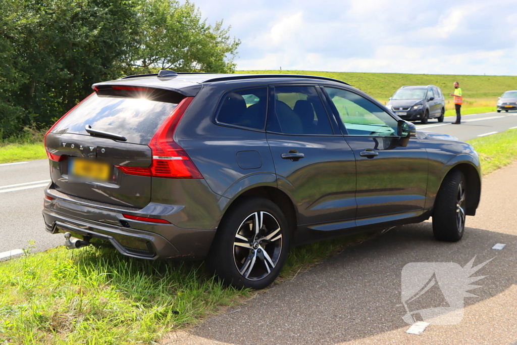 Kop-staartbotsing zonder slachtoffers